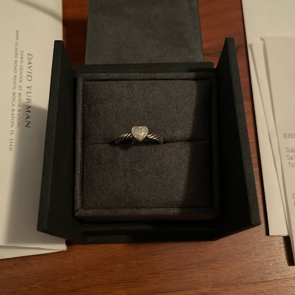 David Yurman Heart Ring